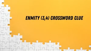 Enmity Crossword Clue Irish Daily Mail Quick (3,4) letters Answer