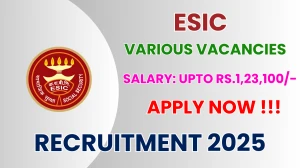 ESIC Recruitment 2025 - Apply Offline for 97 Teaching Faculty and Senior Residents Posts