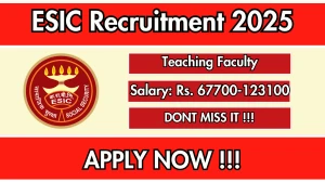 ESIC Teaching Faculty Recruitment 2025 – Walk in for 41 Posts ESIC Teaching Faculty Recruitment 2025 – Walk in for 41 Posts