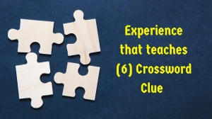 Experience that teaches (6) Crossword Clue Irish Daily Mail Quick 6 letters Answer