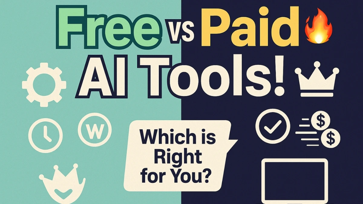 Free vs Paid AI Tools: Which One is Right for Your Video, Design, Automation, Research, and Creation Needs?