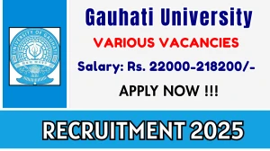 Gauhati University Recruitment 2025 - Apply Online for 05 Junior Engineer, Coordinator and More Posts Gauhati University Recruitment 2025 - Apply Online for 05 Junior Engineer, Coordinator and More Posts