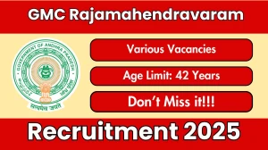 GMC Rajamahendravaram Recruitment 2026 - Apply Offline for 60 Lab Attendant, ECG Technician and Other Posts