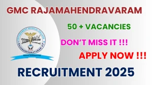 GMC Rajamahendravaram Recruitment 2026 - Apply Offline for 60 Lab Technician, Office Subordinate and More Posts