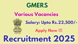 GMERS Recruitment 2025 - Apply Online for 05 Staff Nurse, Biomedical Engineer and More Posts