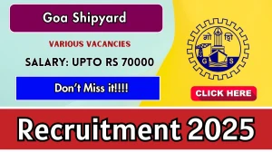 Goa Shipyard (GSL) Recruitment 2026 - Apply Online for 11 Welder, Shipwright Fitter and Other Posts