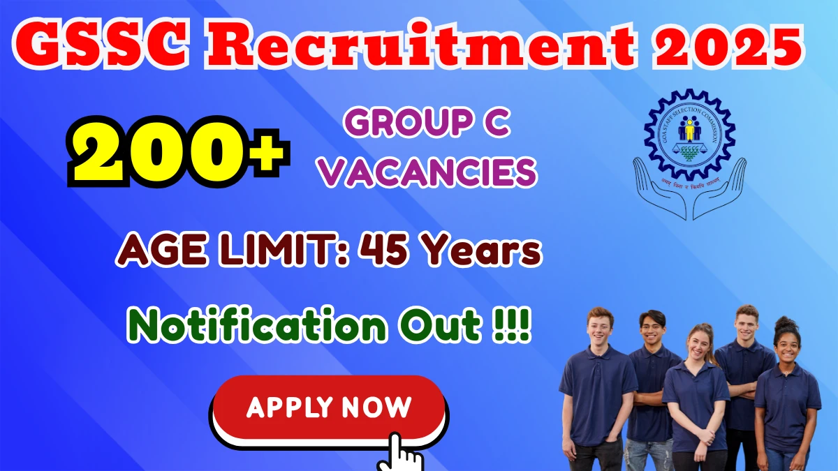 GSSC Group C Recruitment 2025 - Apply Online for 219 Posts