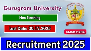Gurugram University Non Teaching Recruitment 2025 - Apply Online for 27 Posts