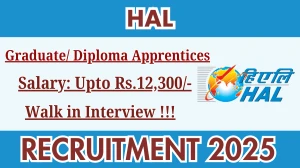 HAL Recruitment 2025 – Walk in for 55 Graduate/ Diploma Apprentices Posts