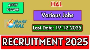 HAL Visiting Consultant Recruitment 2025 - Apply Offline for 1 Posts HAL Visiting Consultant Recruitment 2025 - Apply Offline for 1 Posts
