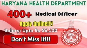 Haryana Health Department Medical Officer Recruitment 2026 - Apply Online for 450 Posts Haryana Health Department Medical Officer Recruitment 2026 - Apply Online for 450 Posts