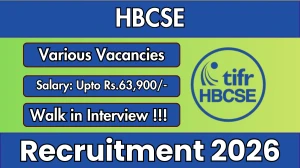 HBCSE Recruitment 2026 – Walk in for 09 Project Scientific Assistant, Project Assistant and More Posts