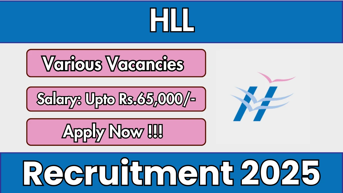 HLL Recruitment 2025 – Apply Online for 03 Senior Manager/ Manager/ Deputy Manager Posts