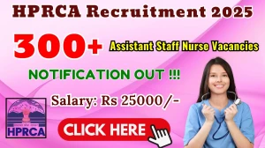 HPRCA Assistant Staff Nurse Recruitment 2025 - Apply Online for 312 Posts