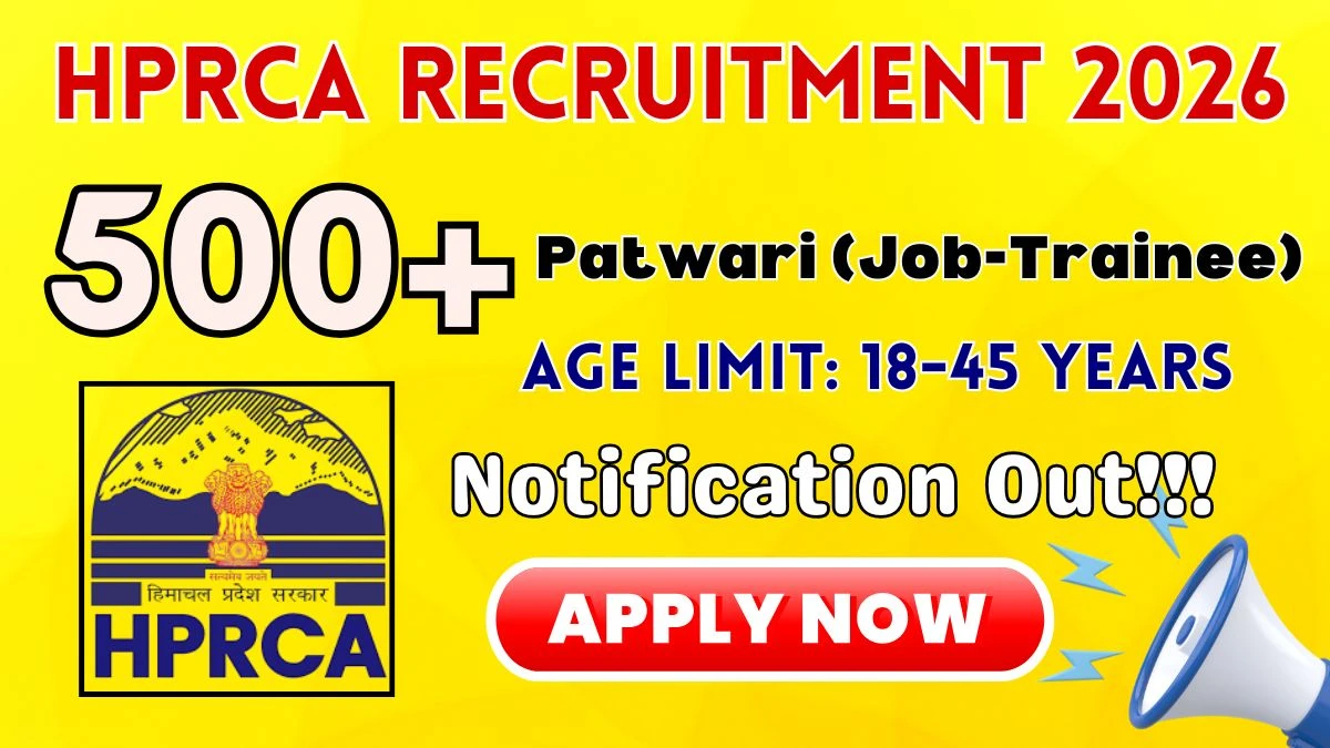 HPRCA Patwari Recruitment