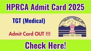 HPRCA TGT (Medical) Admit Card 2025 OUT - Download Here