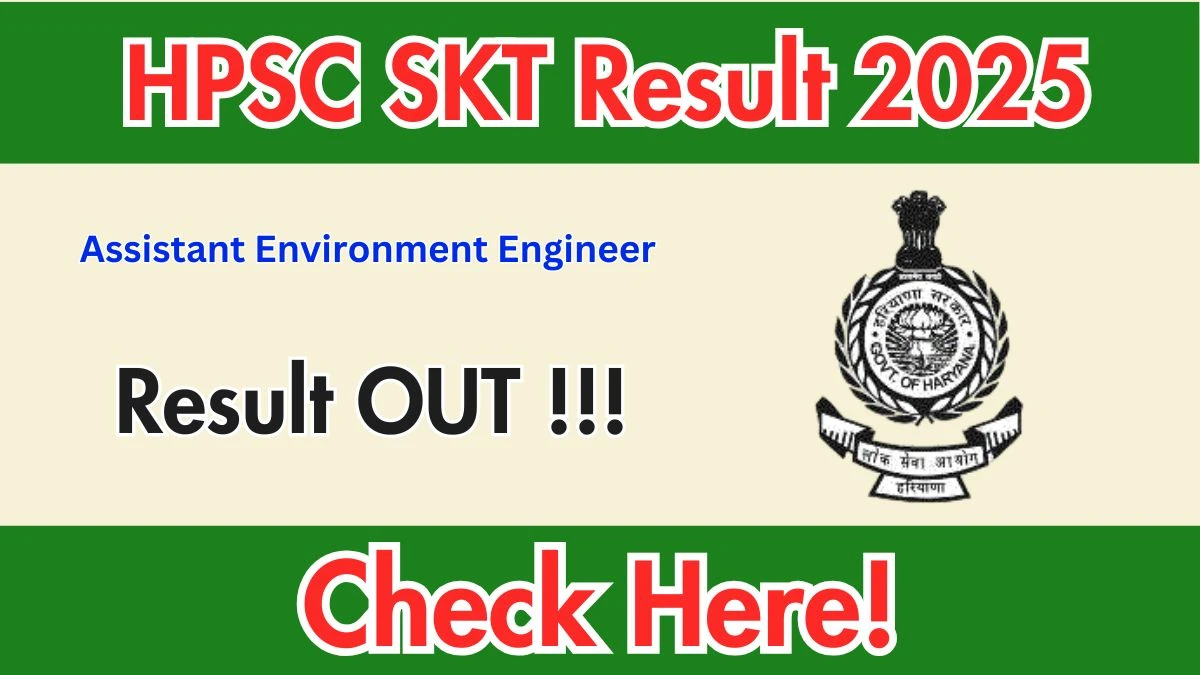 HPSC AEE SKT Exam Result 2025 OUT (Direct Link) - Download Scorecard @hpsc.gov.in