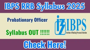 IBPS RRB PO Syllabus 2025 - Download PDF & Exam Pattern IBPS RRB PO Syllabus 2025 - Download PDF & Exam Pattern