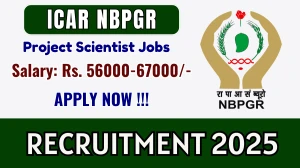 ICAR NBPGR Project Scientist Recruitment 2026 – Walk in ICAR NBPGR Project Scientist Recruitment 2026 – Walk in