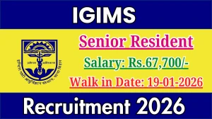 IGIMS Senior Resident Recruitment 2026 – Walk in