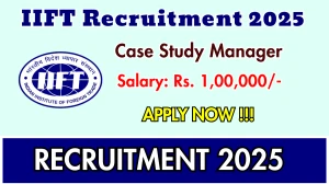 IIFT Case Study Manager Recruitment 2025 - Apply Online for 01 Posts IIFT Case Study Manager Recruitment 2025 - Apply Online for 01 Posts