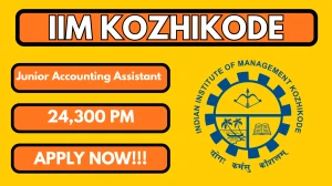 IIM Kozhikode Junior Accounting Assistant Recruitment 2025 – Apply Online IIM Kozhikode Junior Accounting Assistant Recruitment 2025 – Apply Online