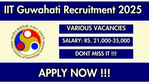 IIT Guwahati Recruitment 2025 - Apply Online for 02 Assistant Project Scientist, Associate Project Scientist Posts IIT Guwahati Recruitment 2025 - Apply Online for 02 Assistant Project Scientist, Associate Project Scientist Posts