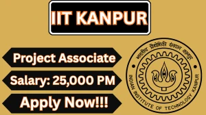 IIT kanpur Project Associate 1 Less Recruitment 2026 - Apply Offline
