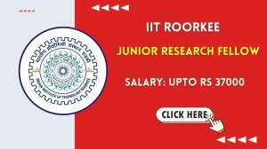 IIT Roorkee Junior Research Fellow Recruitment 2025 - Apply Offline