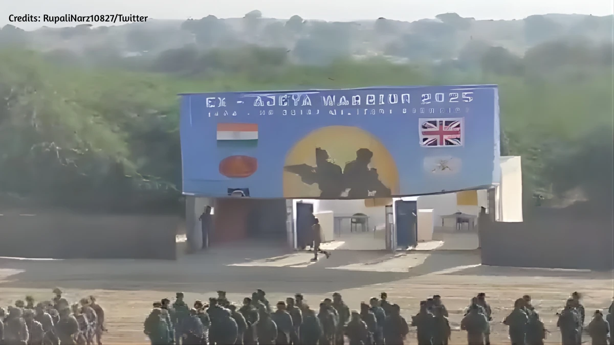 India-UK Defence Ties Strengthened Through ‘Ajeya Warrior’ Exercise Demonstration