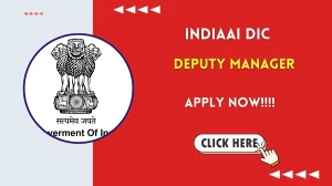 IndiaAI DIC Deputy Manager Recruitment 2025-26 - Apply Online