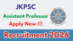 JKPSC Assistant Professor Recruitment 2025 – Apply Online