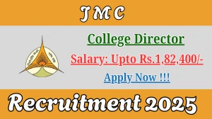 JMC College Director Recruitment 2025 - Apply Online