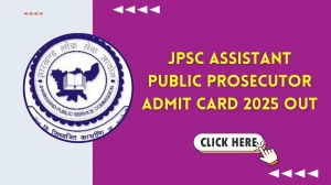 JPSC Assistant Public Prosecutor Admit Card 2025 OUT - Download Hall Ticket