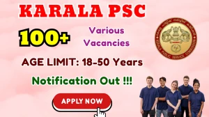 Kerala PSC Recruitment 2026 - Apply Online for Clerk, Draftsman and More Posts
