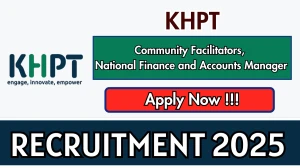 KHPT Recruitment 2025 – Apply Online for 12 Community Facilitators, National Finance and Accounts Manager Posts