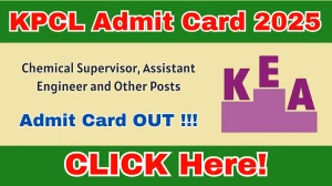KPCL Admit Card 2025 Out - Download Here