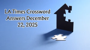 LA Times Crossword Answers 12/22/25