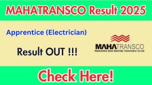 MAHATRANSCO Apprentice (Electrician) Result 2025 OUT (Direct Link) - Download Scorecard @mahatransco.in