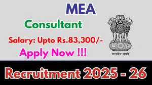 MEA Consultant Recruitment 2026 - Apply Offline