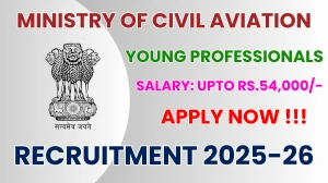 Ministry of Civil Aviation Young Professionals Recruitment 2025-26 - Apply Online for 02 Posts