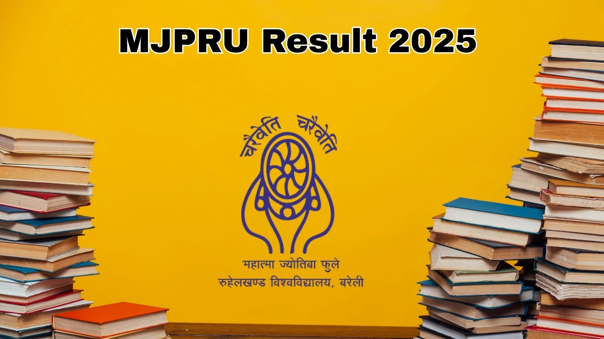 MJPRU Result 2025 Out at mjpruiums.in Direct Link to Download Odd Semester Result