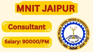 MNIT Jaipur Consultant Recruitment 2026 – Apply Online
