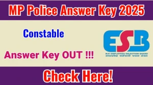 MP Police Constable Answer Key 2025 OUT - Download PDF, Response Sheet & Objection Link MP Police Constable Answer Key 2025 OUT - Download PDF, Response Sheet & Objection Link