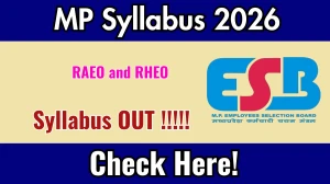 MP RAEO and RHEO Syllabus 2026 - Download PDF and Exam Pattern