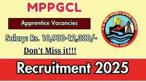 MPPGCL Apprentice Recruitment 2025 - Apply Online for 29 Posts MPPGCL Apprentice Recruitment 2025 - Apply Online for 29 Posts