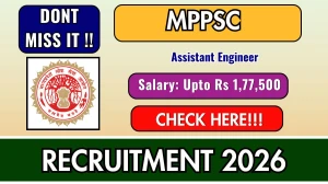MPPSC Assistant Engineer Recruitment 2026 - Apply Online for 32 Posts
