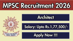 MPSC Architect Recruitment 2026 - Apply Online for 04 Posts