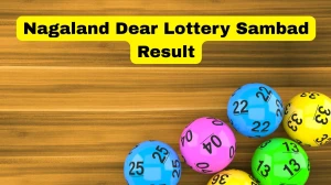 Nagaland Dear Lottery Result Today 31/12/2025 1 PM : Check all Dear Spark Morning Wednesday Winning Numbers Here
