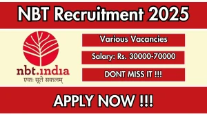 NBT Recruitment 2025 - Apply Offline for 02 Assistant Finance and Operations Manager, Junior Accountant Posts NBT Recruitment 2025 - Apply Offline for 02 Assistant Finance and Operations Manager, Junior Accountant Posts